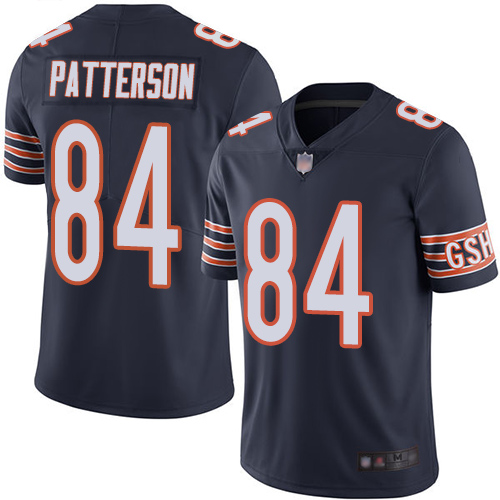 Chicago Bears Limited Navy Blue Men Cordarrelle Patterson Home Jersey NFL Football #84 Vapor Untouchable->nfl t-shirts->Sports Accessory